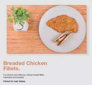 BREADED CHICKEN BREAST FILLET